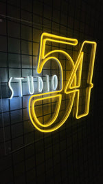Studio 54 Neon Sign: Retro Disco Party Decor