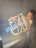 Studio 54 Neon Sign: Retro Disco Party Decor