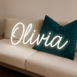 Custom Neon Name Sign: Children's Nursery Decor