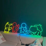 Anime Neon Sign: Colorful LED Wall Art - Gaming Room Decor