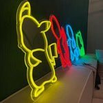 Anime Neon Sign: Colorful LED Wall Art - Gaming Room Decor