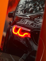 LED Car Wall Art – Modern Acrylic Poster with Neon Light Effect – Custom Sizes