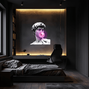 Statue of David Plexiglass Neon Art, David Neon Sign, Neon Light Sign, Neon Wall Art