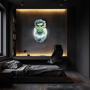 Hulk Neon Sign, Uv Print Neon, Hulk Wall Decor, Uv Print Neon Sign
