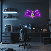 Joker Neon Sign, Uv Print Neon, Joker Uv Print Neon Sign, Neon Wall Art