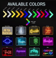 Custom Neon Sign | Neon Sign | Custom LED Neon Sign | Neon Signs | Personalized Name Neon Sign | Wedding Neon Sign | Wedding Gift