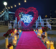 Will You Marry Me? Neon Sign Custom Wedding Neon Sign Engagement Led Light Home Wall Decor Wedding Party Backdrop Decor Personalized Gift