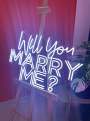 Will Your Marry Me ? Neon Light , Proposal Neon Light, Romantic LED Neon Sign, Wedding Proposal Neon, Marry Me Neon Sign