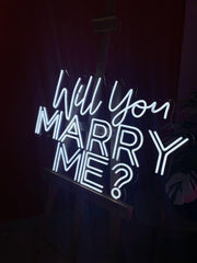 Will Your Marry Me ? Neon Light , Proposal Neon Light, Romantic LED Neon Sign, Wedding Proposal Neon, Marry Me Neon Sign