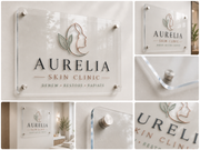Custom Acrylic Business Sign with UV Print | Personalized Office Logo Sign