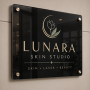 Custom Acrylic Business Sign with UV Print | Personalized Office Logo Sign