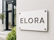 Custom Metal Business Sign – Precision Laser Cut Steel Office Wall Sign