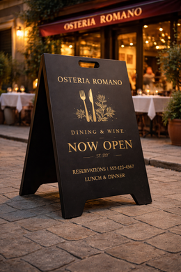 A Frame Sign, Double Sided Sign, A Board Pavement Sign, Sign For Cafes, Exchange Offices, Barbershop, Sidewalk Sign, Custom Store Sign (Kopya)