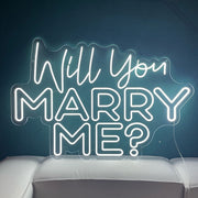 Will You Marry Me Neon Sign, Proposal Neon Light, Engagement Decor, Romantic LED Neon Sign, Wedding Proposal Neon, Marry Me Neon Sign