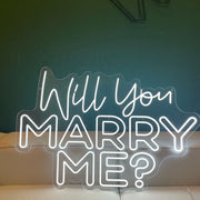 Will You Marry Me Neon Sign, Proposal Neon Light, Engagement Decor, Romantic LED Neon Sign, Wedding Proposal Neon, Marry Me Neon Sign