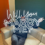 Will You Marry Me Neon Sign, Proposal Neon Light, Engagement Decor, Romantic LED Neon Sign, Wedding Proposal Neon, Marry Me Neon Sign
