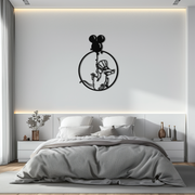 Ratatouille Chef Metal Wall Art – Cartoon Rat Balloon Decor for Kitchen Walls- KAF588