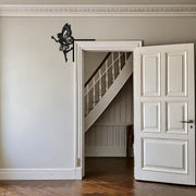 Fairy Corner Metal Door Decor – Whimsical Butterfly Fairy Holding Star Design- KAF602