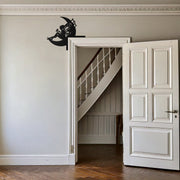 Moon Fairy Corner Metal Wall Art – Whimsical Butterfly Decor for Door Frames- KAF603