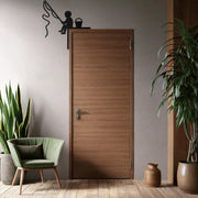 Child Fishing Corner Metal Wall Art – Playful Kids Silhouette Door Corner Decor-KAF610