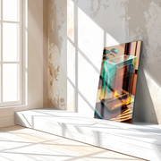 Futuristic Transparent PC Glass Wall Art – UV Print Tech-Inspired Design-KAFCD059