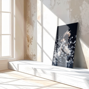 Elegant Floral Dance Explosion – UV Printed Glass Wall Art - KAFCD103