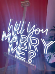 Will Your Marry Me ? Neon Light , Proposal Neon Light, Romantic LED Neon Sign, Wedding Proposal Neon, Marry Me Neon Sign