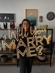 Proposal Neon Light, Will Your Marry Me ? Neon Light , Romantic LED Neon Sign, Wedding Proposal Neon, Marry Me Neon Sign
