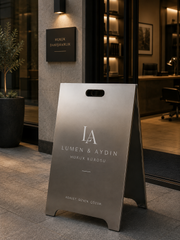 A Frame Sign, Double Sided Sign, A Board Pavement Sign, Sign For Cafes, Exchange Offices, Barbershop, Sidewalk Sign, Custom Store Sign (Kopya) (Kopya)