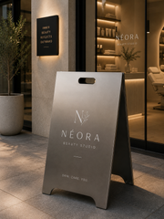 A Frame Sign, Double Sided Sign, A Board Pavement Sign, Sign For Cafes, Exchange Offices, Barbershop, Sidewalk Sign, Custom Store Sign (Kopya) (Kopya)