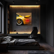 Acrylic Poster with Neon Lights | Custom LED Backlit Wall Art | High-Quality Automotive Poster for Car Enthusiasts, Gifting