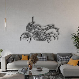 Metal Motorcycle Decor Wall Art, Motorcycle Line Art Wall Decor, Motorcycle Garage Sign, Iconic Motorbike Decor,Husband Motorcycle Gift