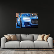 Luxury Car Neon Wall Art - UV Printed LED Plexiglass Sign for Garage, Man Cave & Showroom - Adjustable Light and Free Shipping