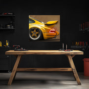 Classic Car Neon Wall Art - UV Printed LED Plexiglass Sign for Garage, Man Cave & Retro Car Fans - Adjustable Light and Free Shipping