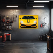 Luxury Supercar Neon Wall Art - UV Printed LED Plexiglass Sign for Garage, Man Cave & Exotic Car Lovers - Adjustable Light and Free Shipping