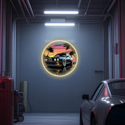 Car neon light sign, Car wall art lighted, Car led wall decor, Car led sign, Man Cave Automotive Sign,Free Shipping & Returns