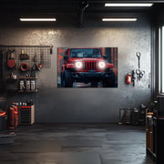 Off-Road Neon Wall Art - UV Printed LED Plexiglass Sign for Garage, Man Cave & Adventure Lovers - Adjustable Light and Free Shipping