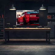 Muscle Car Neon Wall Art - UV Printed LED Plexiglass Sign for Garage, Man Cave & Racing Fans - Adjustable Light and Free Shipping