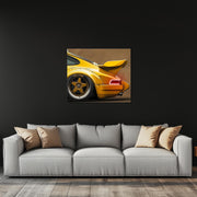 Classic Car Neon Wall Art - UV Printed LED Plexiglass Sign for Garage, Man Cave & Retro Car Fans - Adjustable Light and Free Shipping