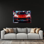 Supercar Neon Wall Art - UV Printed LED Plexiglass Sign for Garage, Man Cave & Racing Fans - Adjustable Light and Free Shipping
