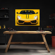 Luxury Supercar Neon Wall Art - UV Printed LED Plexiglass Sign for Garage, Man Cave & Exotic Car Lovers - Adjustable Light and Free Shipping