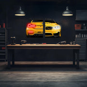 Custom Acrylic Poster with Neon Lights | Custom LED Backlit Wall Art | High-Quality Automotive Poster for Car Enthusiasts, Gifting