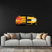 Custom Acrylic Poster with Neon Lights | Custom LED Backlit Wall Art | High-Quality Automotive Poster for Car Enthusiasts, Gifting