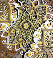 Mandala Wood Wall Art,Handmade 8 Layer  – Boho Wall Decor – Ethnic Wooden Artwork – Ready to Hang – 3 Sizes – Free Shipping