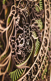 Multilayer wooden wall art,Sacred Forest Deer Wall Art – 7 Layer Laser Cut Mandala – Woodland Spirit Decor – Premium Handmade Gift