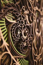 Multilayer wooden wall art,Sacred Forest Deer Wall Art – 7 Layer Laser Cut Mandala – Woodland Spirit Decor – Premium Handmade Gift