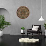 Lotus Mandala Wall Art – 3D Layered MDF Wood Decor | 5 Layers Handcrafted Spiritual Wall Hanging | 50cm 75cm 100cm | Free Express