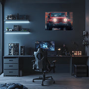 Neon Sign Off-Road Jeep , UV Printed LED Light, Adventure Wall Art, Custom 4x4 Garage Decor, LED Jeep Wall Light, Unique Gift for Men