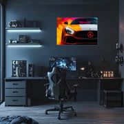 Automotive Neon Sign, UV Printed LED Wall Art, Luxury Car Garage Decor, Supercar Light Sign, Man Cave Gift, Led Auto Enthusiast Art