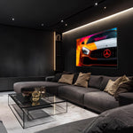 Automotive Neon Sign, UV Printed LED Wall Art, Luxury Car Garage Decor, Supercar Light Sign, Man Cave Gift, Led Auto Enthusiast Art